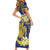 Te Vaiaho o te Gagana Tokelau Family Matching Short Sleeve Bodycon Dress and Hawaiian Shirt Polynesian Turtle - Malo Ni!