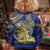 Te Vaiaho o te Gagana Tokelau Kid Ugly Christmas Sweater Polynesian Turtle - Malo Ni!