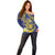 Te Vaiaho o te Gagana Tokelau Off Shoulder Sweater Polynesian Turtle - Malo Ni!