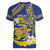 Te Vaiaho o te Gagana Tokelau Women V-Neck T-Shirt Polynesian Turtle - Malo Ni!