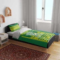 Fiji Tailevu Rugby Custom Bedding Set Go Champions Fijian Tapa Pattern LT14 - Polynesian Pride