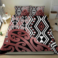 New Zealand Bedding Set Aotearoa Kowhaiwhai Mix Taniko Art LT14 - Polynesian Pride