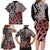 New Zealand Family Matching Long Sleeve Bodycon Dress and Hawaiian Shirt Aotearoa Kowhaiwhai Mix Taniko Art LT14 - Polynesian Pride