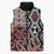 New Zealand Sleeveless Puffer Jacket Aotearoa Kowhaiwhai Mix Taniko Art - Polynesian Pride