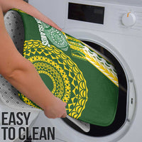 Avaiki Cook Islands Rugby Bathroom Set Kuki Airani Tatau Green - Polynesian Pride