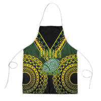 Avaiki Cook Islands Rugby Apron Kuki Airani Tatau Black - Polynesian Pride