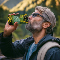 Custom Avaiki Cook Islands Rugby 4 in 1 Can Cooler Tumbler Kuki Airani Tatau Black - Polynesian Pride