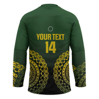 Custom Avaiki Cook Islands Rugby Hockey Jersey Kuki Airani Tatau Black - Polynesian Pride