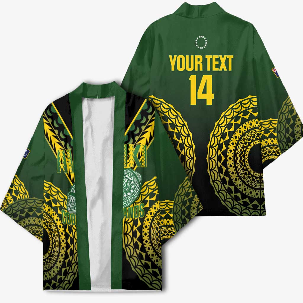 Custom Avaiki Cook Islands Rugby Kimono Kuki Airani Tatau Black LT14 - Polynesian Pride