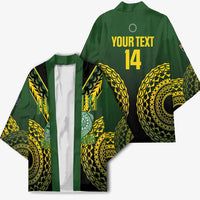 Custom Avaiki Cook Islands Rugby Kimono Kuki Airani Tatau Black LT14 - Polynesian Pride
