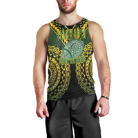 Custom Avaiki Cook Islands Rugby Men Tank Top Kuki Airani Tatau Black - Polynesian Pride
