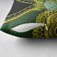 Avaiki Cook Islands Rugby Pillow Cover Kuki Airani Tatau Black - Polynesian Pride