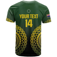 Custom Avaiki Cook Islands Rugby T Shirt Kuki Airani Tatau Black - Polynesian Pride