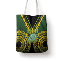 Avaiki Cook Islands Rugby Tote Bag Kuki Airani Tatau Black - Polynesian Pride