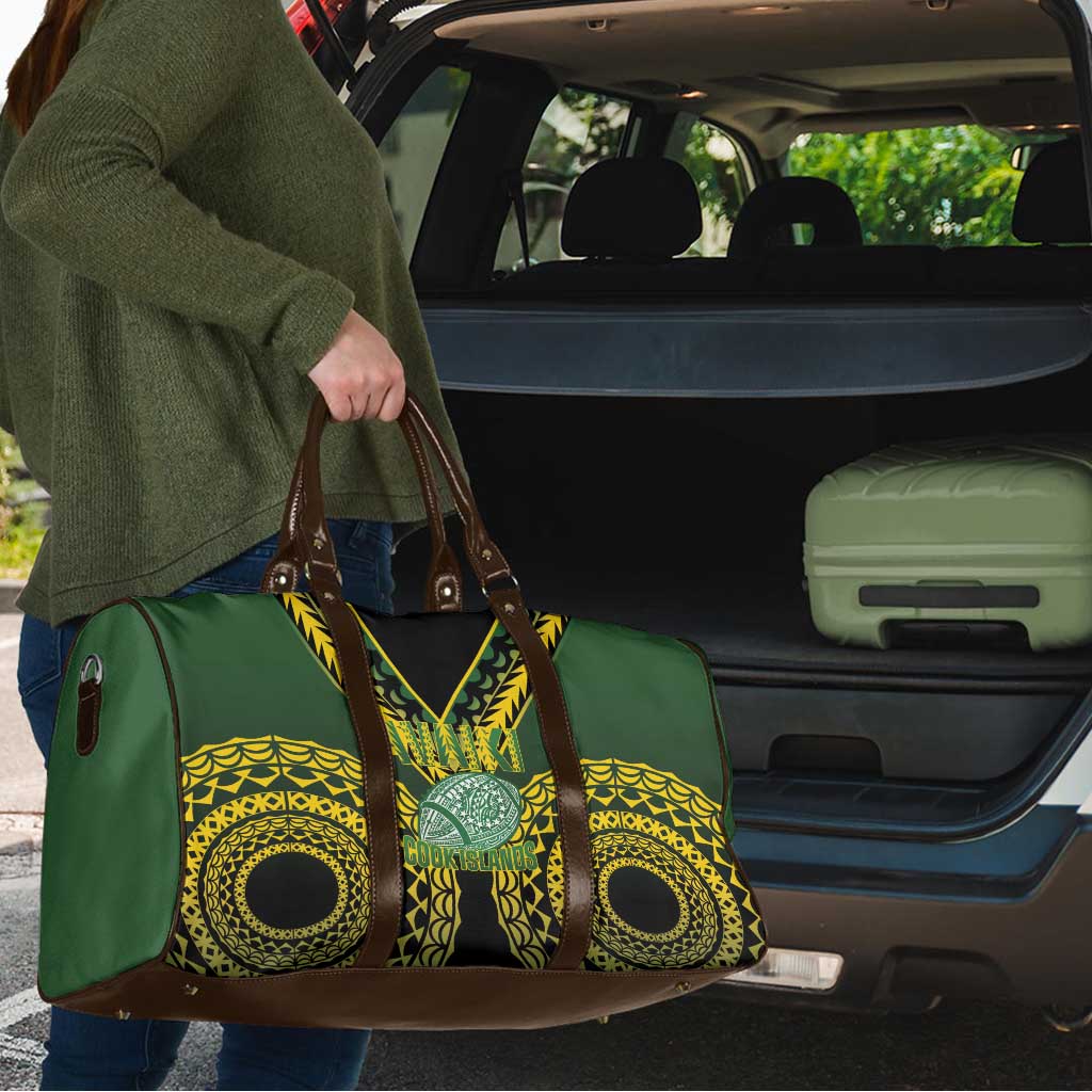 Avaiki Cook Islands Rugby Travel Bag Kuki Airani Tatau Black - Polynesian Pride