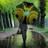 Avaiki Cook Islands Rugby Umbrella Kuki Airani Tatau Black - Polynesian Pride