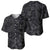 Polynesia Baseball Jersey Polynesian Pattern Mix Plumeria Black LT14 - Polynesian Pride