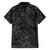 Polynesia Family Matching Short Sleeve Bodycon Dress and Hawaiian Shirt Polynesian Pattern Mix Plumeria Black LT14 - Polynesian Pride