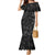 Polynesia Mermaid Dress Polynesian Pattern Mix Plumeria Black LT14 Women Black - Polynesian Pride