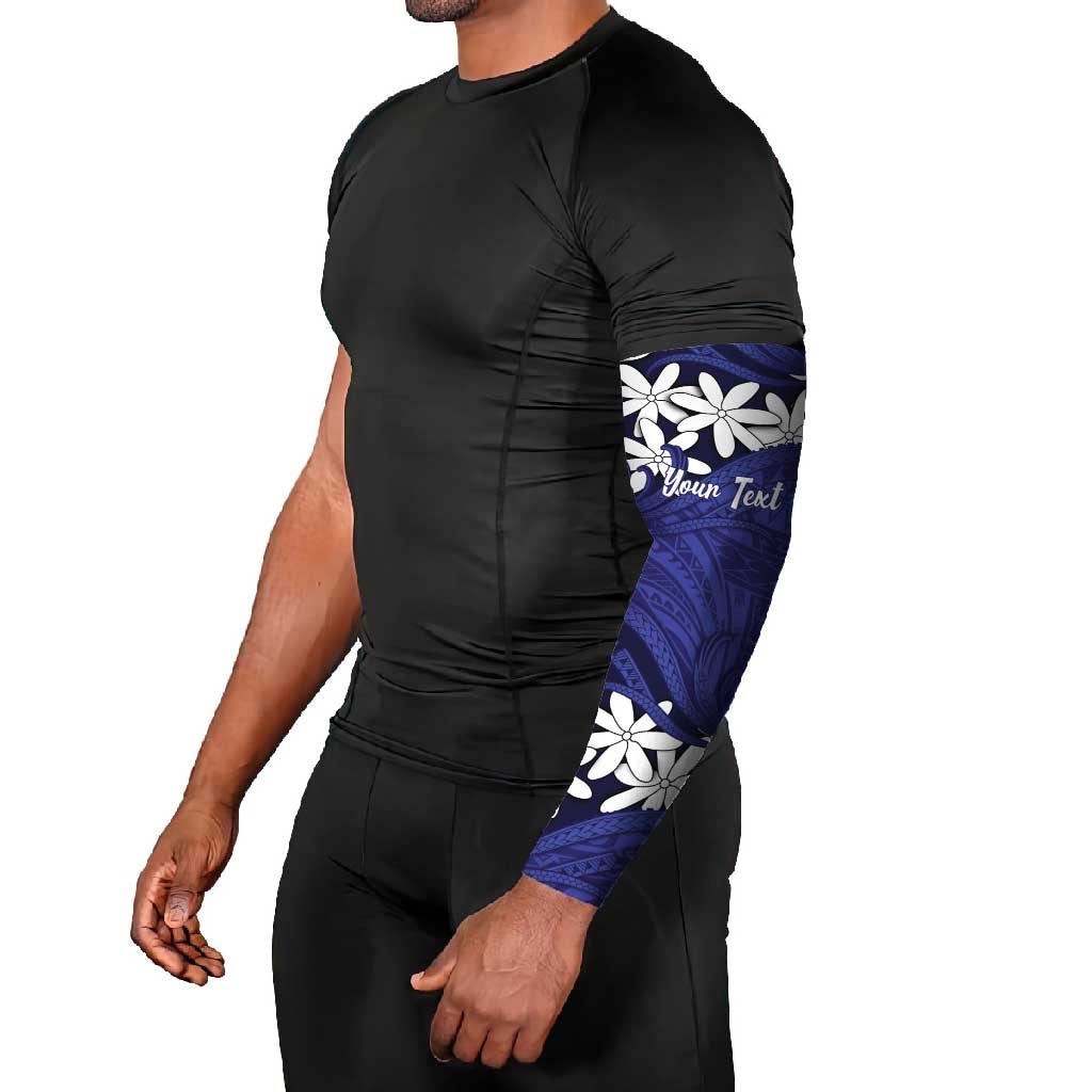 Personalised Cook Islands Pukapuka Arm Sleeves Tiare Maori Polynesian Waves Tattoo