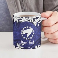 Personalised Cook Islands Pukapuka Ceramic Mug Tiare Maori Polynesian Waves Tattoo LT14 - Polynesian Pride