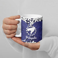 Personalised Cook Islands Pukapuka Ceramic Mug Tiare Maori Polynesian Waves Tattoo LT14 - Polynesian Pride