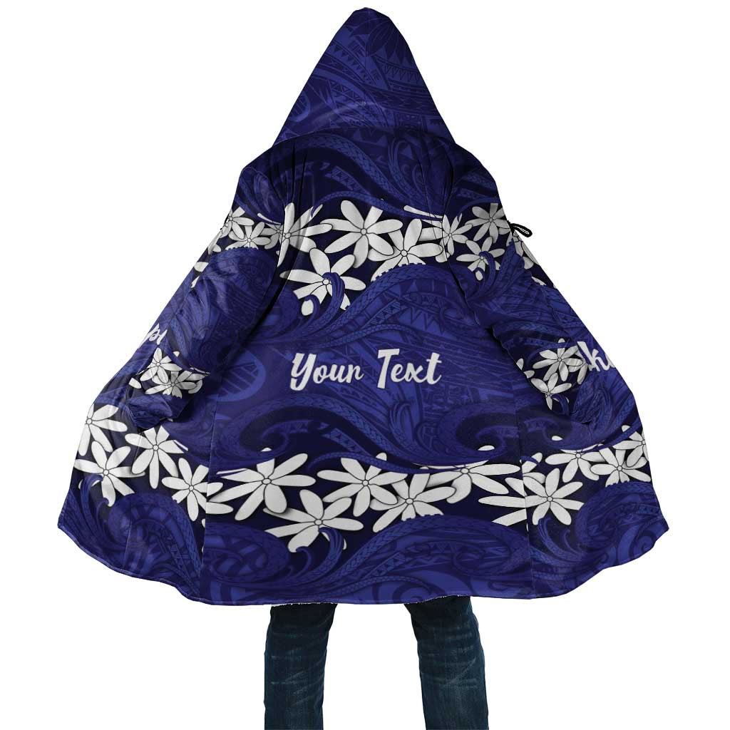 Personalised Cook Islands Pukapuka Cloak Tiare Maori Polynesian Waves Tattoo
