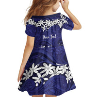 Personalised Cook Islands Pukapuka Family Matching Tank Maxi Dress and Hawaiian Shirt Tiare Maori Polynesian Waves Tattoo