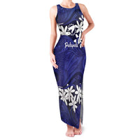 Personalised Cook Islands Pukapuka Family Matching Tank Maxi Dress and Hawaiian Shirt Tiare Maori Polynesian Waves Tattoo