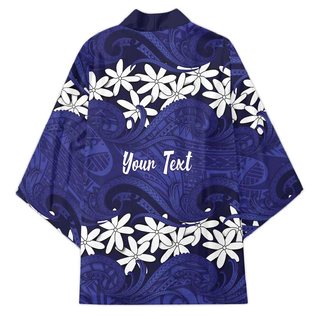 Personalised Cook Islands Pukapuka Kimono Tiare Maori Polynesian Waves Tattoo