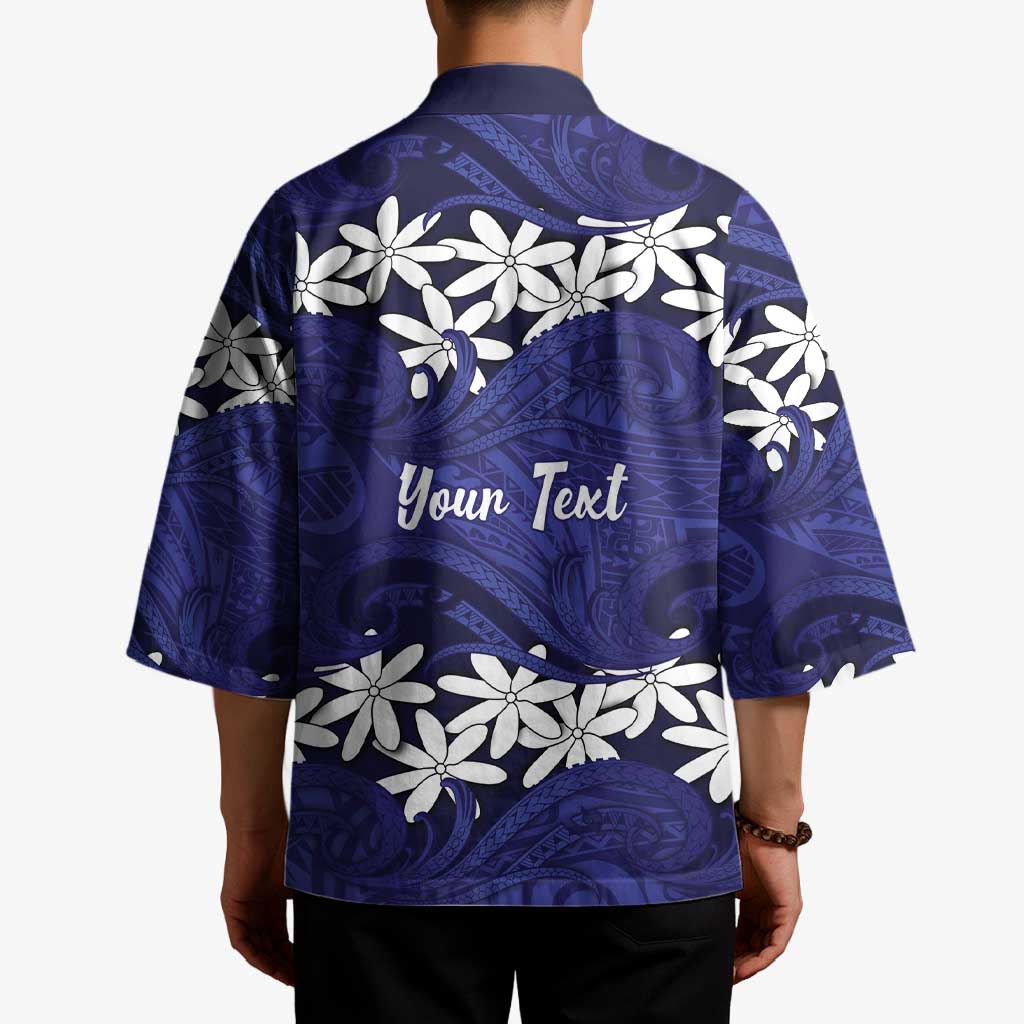 Personalised Cook Islands Pukapuka Kimono Tiare Maori Polynesian Waves Tattoo