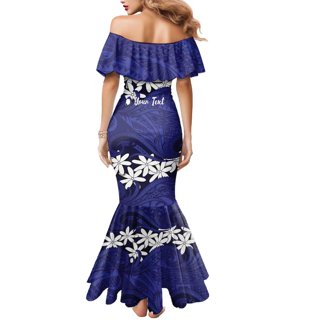 Personalised Cook Islands Pukapuka Mermaid Dress Tiare Maori Polynesian Waves Tattoo LT14 - Polynesian Pride