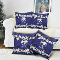 Personalised Cook Islands Pukapuka Pillow Cover Tiare Maori Polynesian Waves Tattoo LT14 - Polynesian Pride