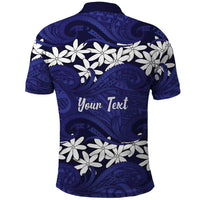 Personalised Cook Islands Pukapuka Polo Shirt Tiare Maori Polynesian Waves Tattoo LT14 - Polynesian Pride