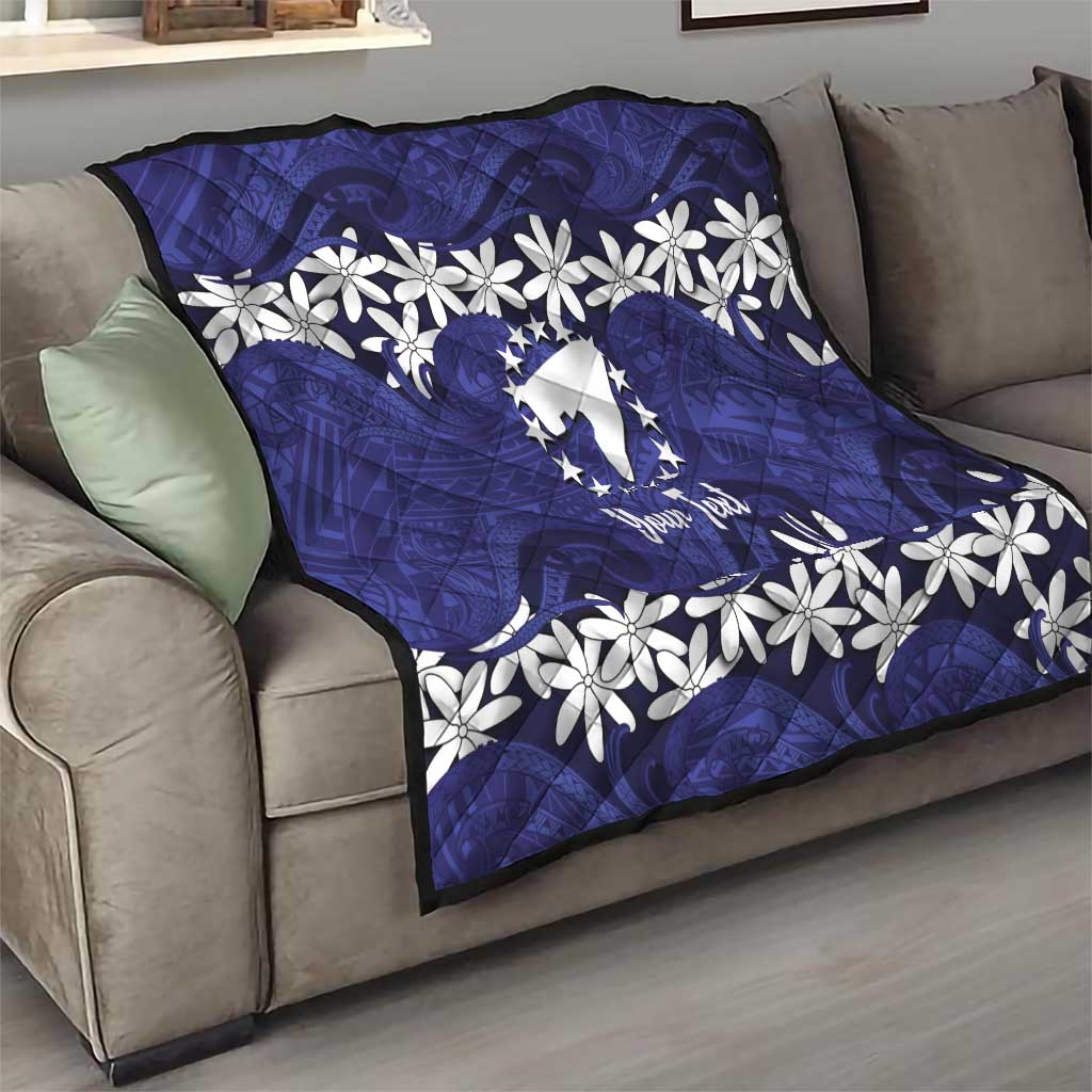 Personalised Cook Islands Pukapuka Quilt Tiare Maori Polynesian Waves Tattoo LT14 - Polynesian Pride