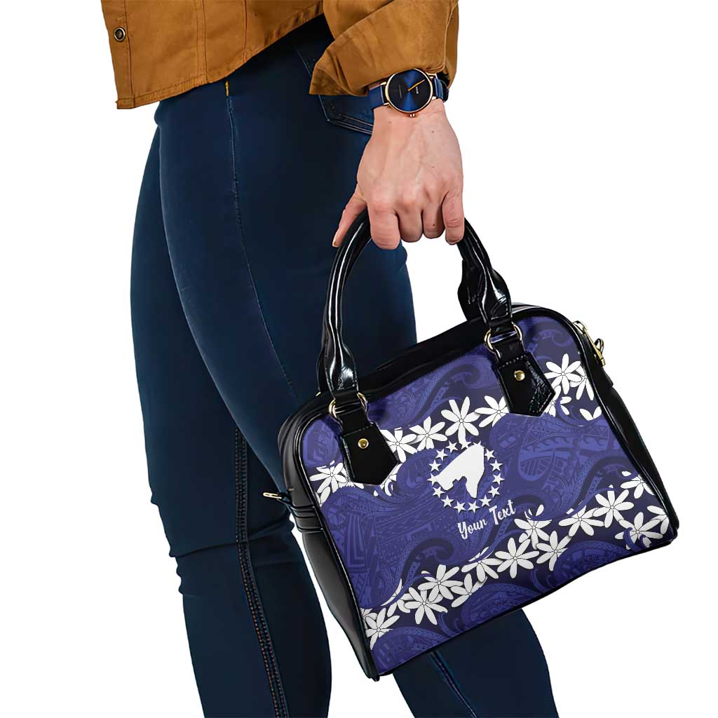 Personalised Cook Islands Pukapuka Shoulder Handbag Tiare Maori Polynesian Waves Tattoo LT14 - Polynesian Pride