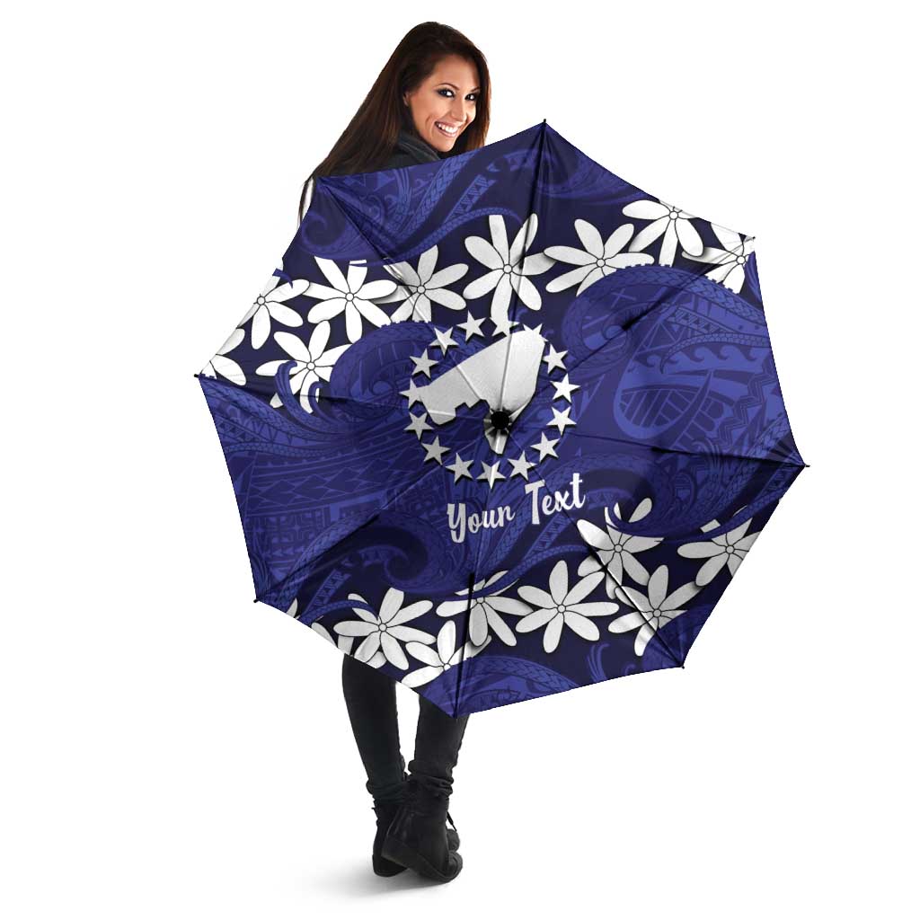 Personalised Cook Islands Pukapuka Umbrella Tiare Maori Polynesian Waves Tattoo LT14 - Polynesian Pride