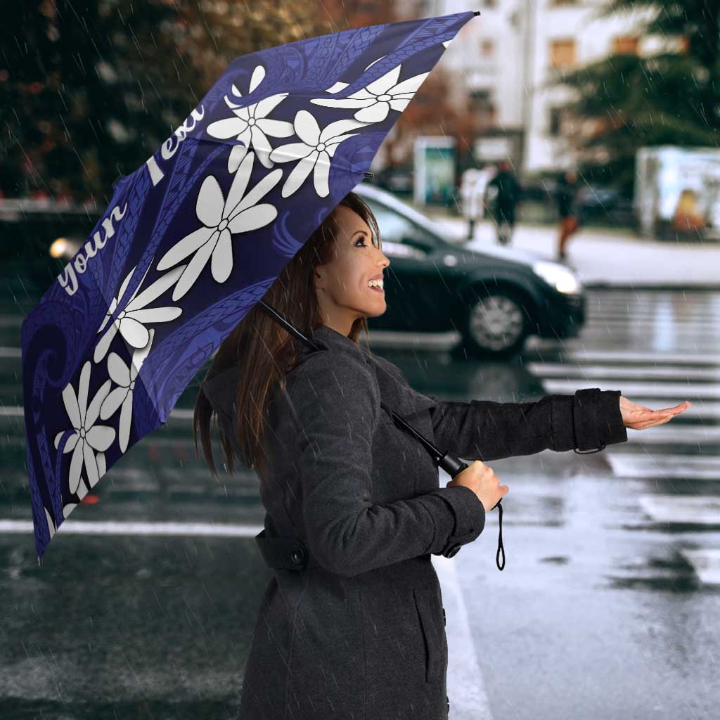 Personalised Cook Islands Pukapuka Umbrella Tiare Maori Polynesian Waves Tattoo LT14 - Polynesian Pride