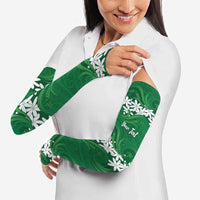 Personalised Cook Islands Rarotonga Arm Sleeves Tiare Maori Polynesian Waves Tattoo LT14 - Polynesian Pride
