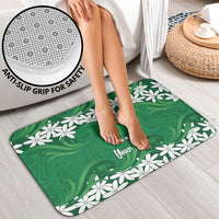 Personalised Cook Islands Rarotonga Bathroom Set Tiare Maori Polynesian Waves Tattoo