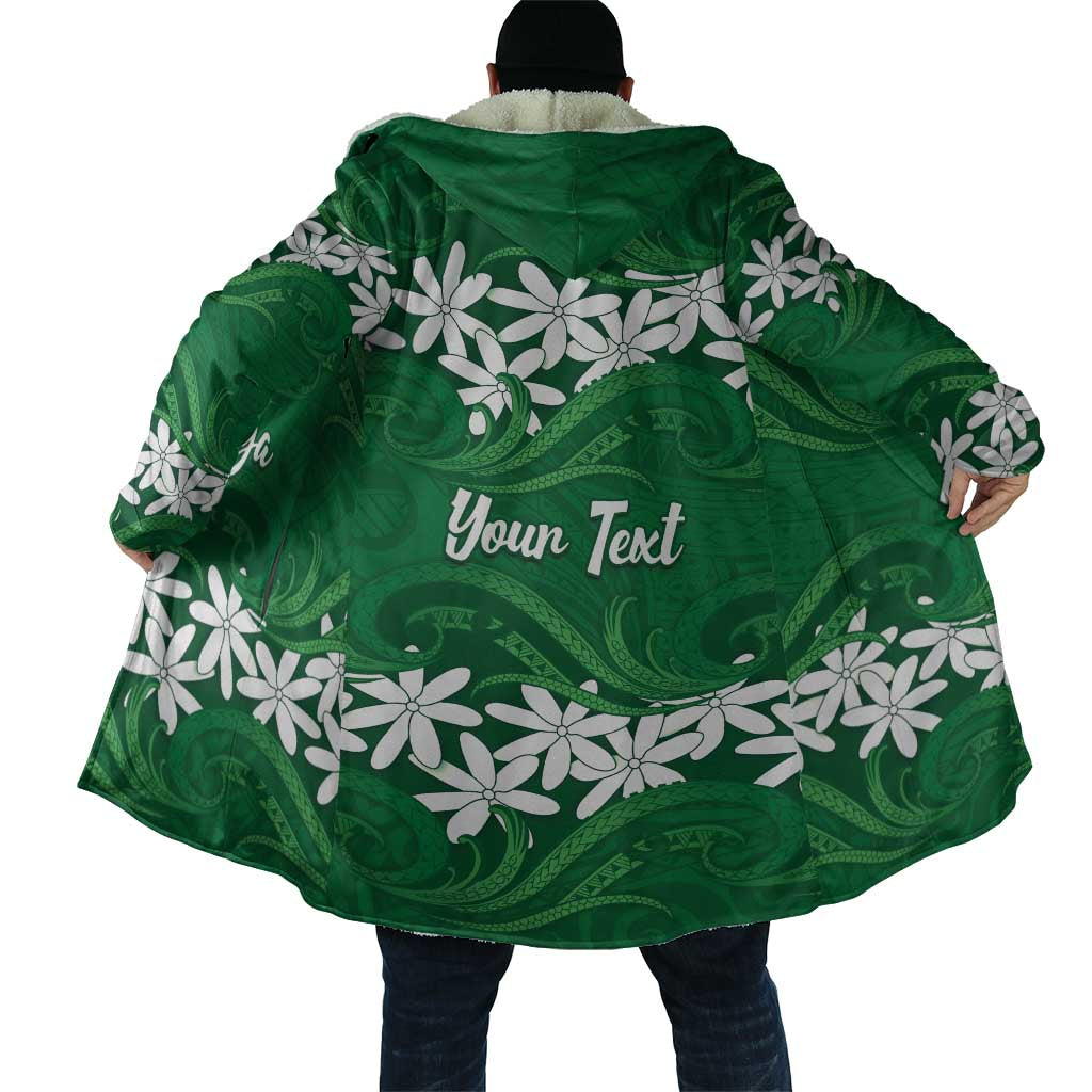 Personalised Cook Islands Rarotonga Cloak Tiare Maori Polynesian Waves Tattoo LT14 - Polynesian Pride