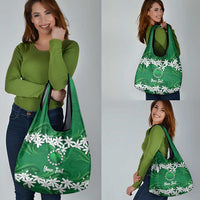 Personalised Cook Islands Rarotonga Grocery Bag Tiare Maori Polynesian Waves Tattoo LT14 - Polynesian Pride