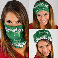 Personalised Cook Islands Rarotonga Neck Gaiter Tiare Maori Polynesian Waves Tattoo LT14 - Polynesian Pride