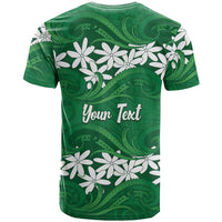 Personalised Cook Islands Rarotonga T Shirt Tiare Maori Polynesian Waves Tattoo LT14 - Polynesian Pride