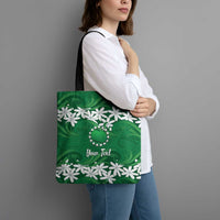 Personalised Cook Islands Rarotonga Tote Bag Tiare Maori Polynesian Waves Tattoo LT14 - Polynesian Pride