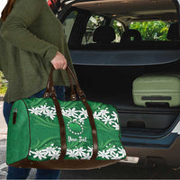 Personalised Cook Islands Rarotonga Travel Bag Tiare Maori Polynesian Waves Tattoo LT14 - Polynesian Pride