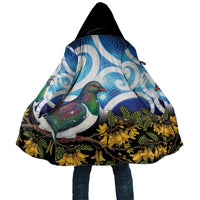 Kekeru New Zealand Matariki Cloak Kukupa Kowhai Maori New Year Blue Version