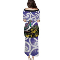 Kekeru New Zealand Matariki Puletasi Kukupa Kowhai Maori New Year Purple Version