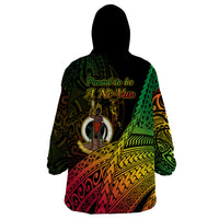 Polynesian Pride Vanuatu Wearable Blanket Hoodie Proud To Be A Ni-Van LT14 - Polynesian Pride