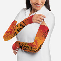 French Polynesia Manta Ray Tattoo Arm Sleeves Tahiti Hahalua Tiare Maori Gradient Style LT14 - Polynesian Pride